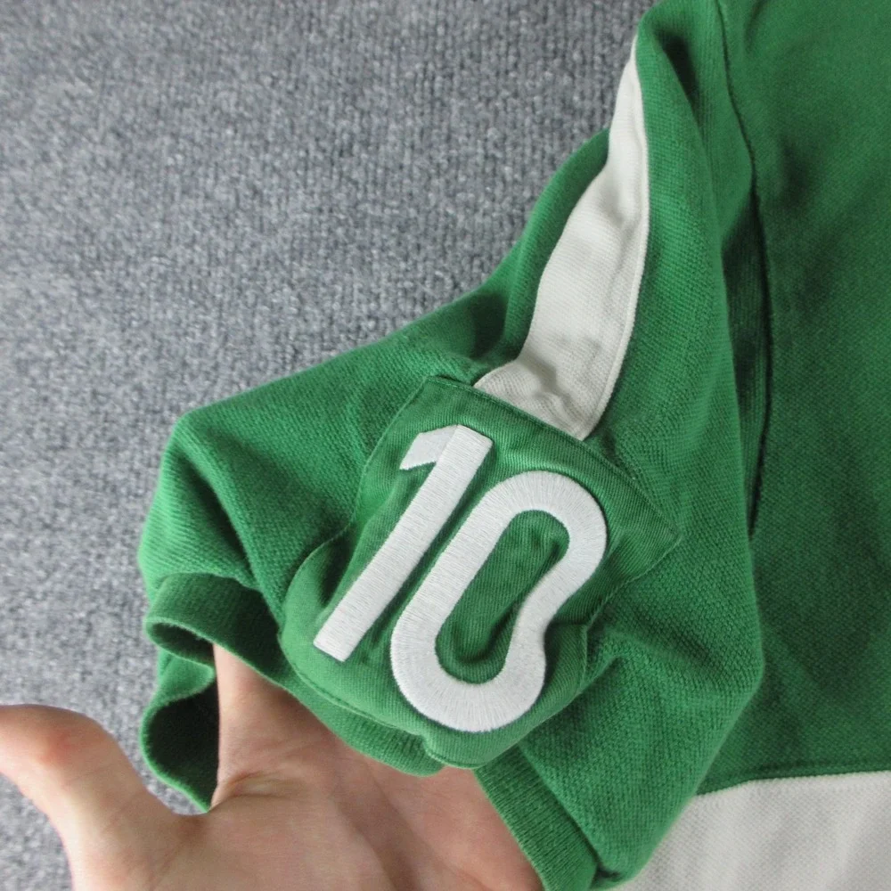 Polo By Ralph Lauren Polo Shirt Mens 3XLT Green Short Sleeve Big Pony Italy 10